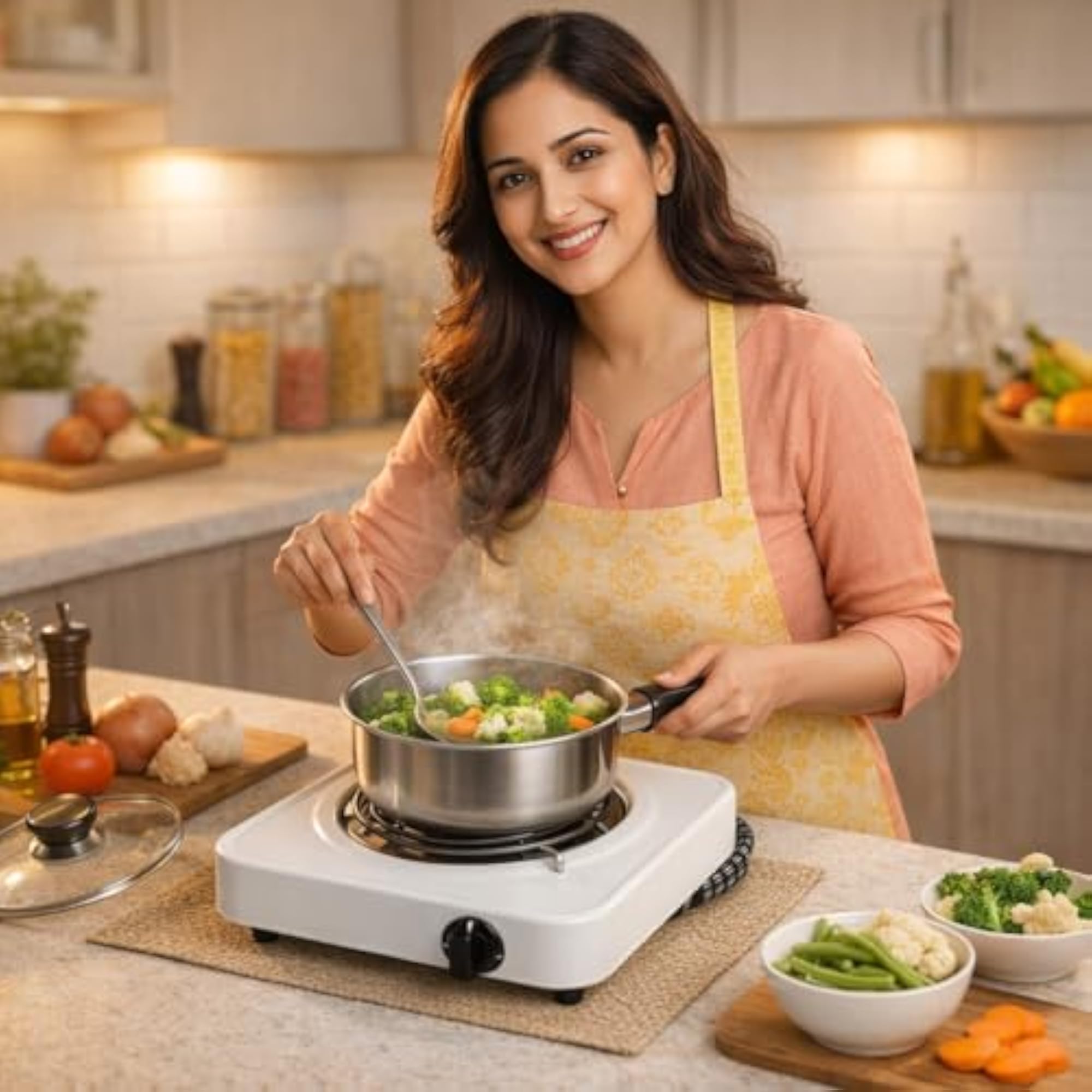 2000W Electric Hot Plate with Adjustable Temperature Control